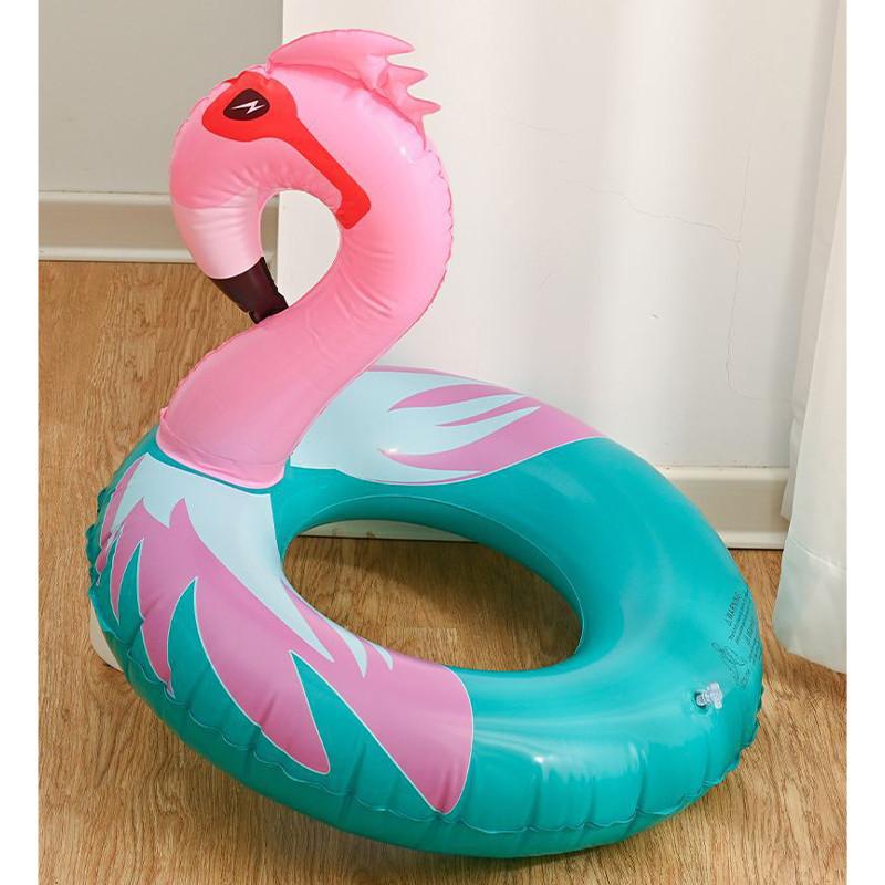 Inflatable Animal Pattern Flamingo Adult Seat Ring Pvc Thickness 0.24mm Swimming Ring For Children