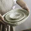 Ru Han Japanese Style Triple Compartment Ceramic Serving Dish