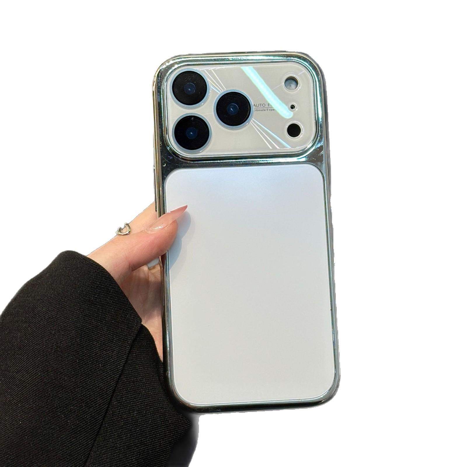 Electroplated Soft Frame Phone Case for iPhone 17 Pro Max iPhone 16 Pro Max