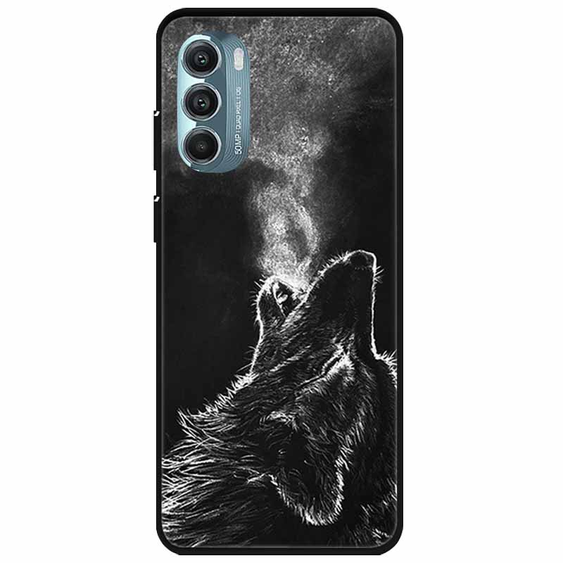 For Moto Edge 2022 Case Silicone Luxury Cartoon TPU Bumper For Motorola Edge (2022) Soft Phone Cover Shell on for MotoEdge Dog