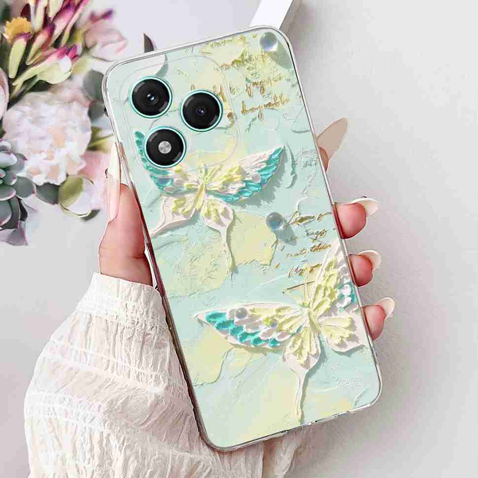 For Honor 400 Lite Casing ABR-NX1 Animal Butterfly Cover Soft Silicone Case For Honor 400 Honor400 Lite Protectors Phone Shell