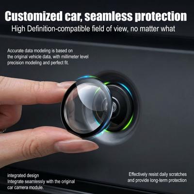 Universal Car Camera Lens Protector Reversing Camera Cover Clear Car for 360 Degrees Backup Cameras Multi-layer