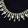 10Yards Rhinestone Tassel Sparkle Diamond Crystal Rhinestone Chain Clothing Bag Trim DIY Arts Crafts Wedding Gift Decoration