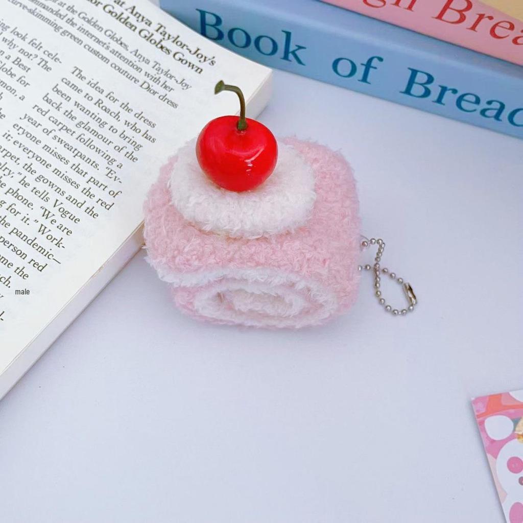 Adorable Double-Layer Cartoon Hamburger Bun Plush Hairpin for Babies