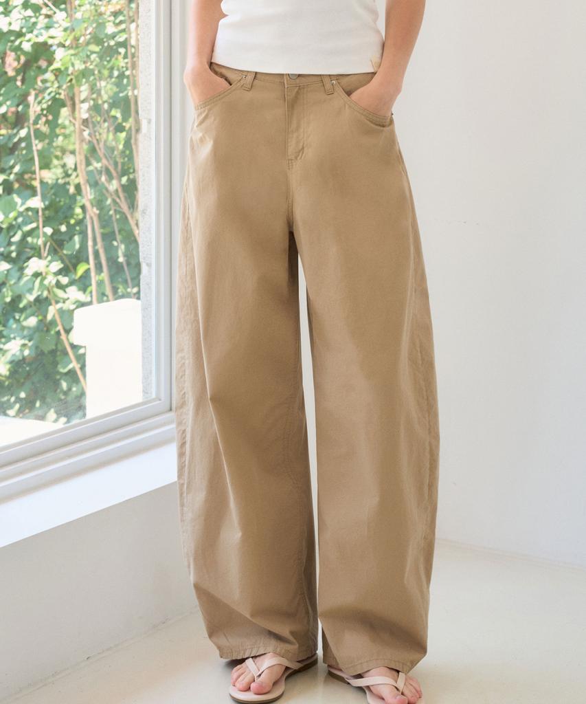 HAINT Vellon Crinkle Balloon Pants 3Col_Beige