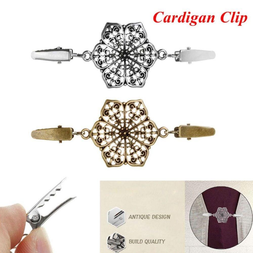 Fashion New Winter Retro Cardigan Clip Shawl Brooch Sweater Blouse Pin Duck Clip Clasps