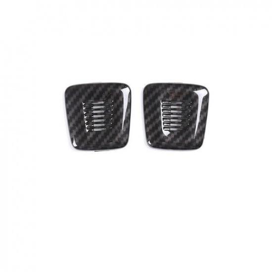ABS Carbon Fiber Roof Microphone 2PCS Cover Trim For BMW X3 F25 X4 F26 2011~17