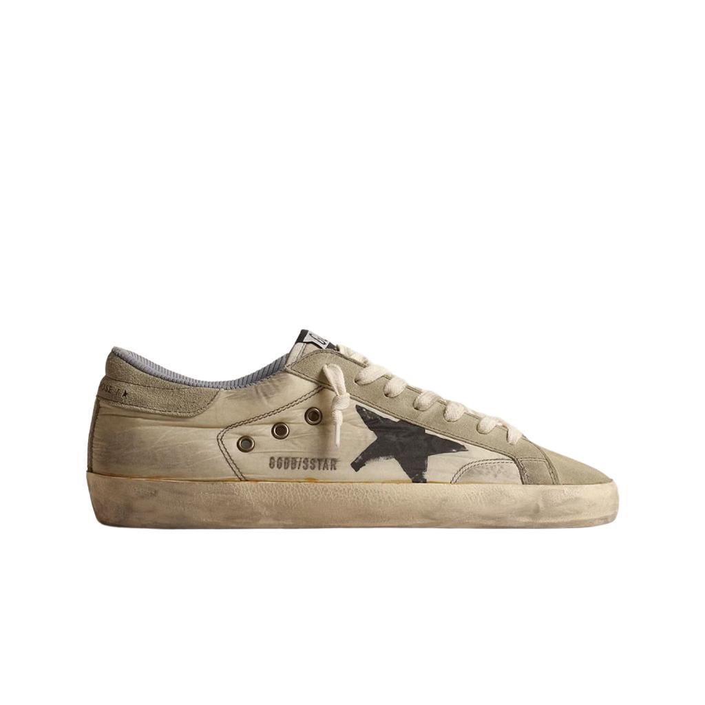 Golden Goose Superstar Nylon Black Screen-printed Star Suede Heel Tab Sneaker