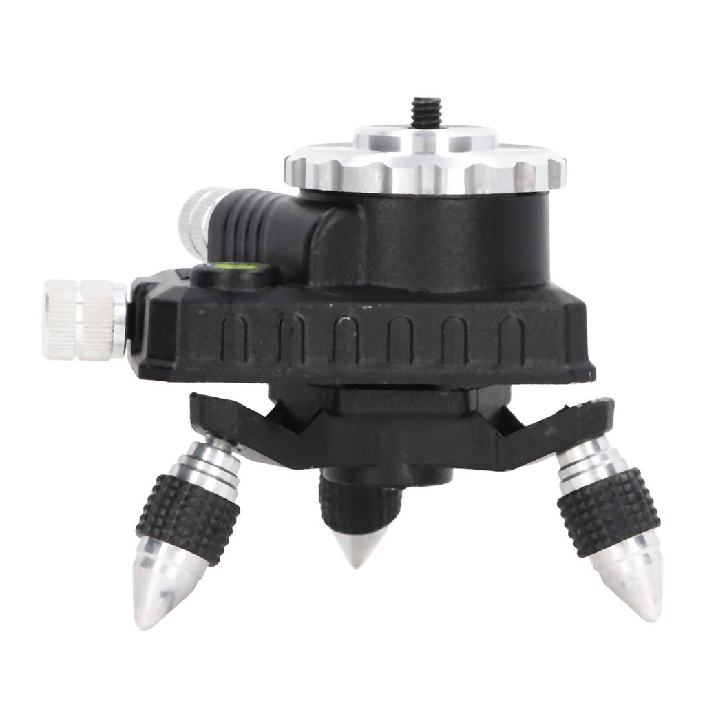 Level Adjustment Base 360 Degrees  Rotatable Fine Tuning Adapter for Laser Leveling Tripod Connector