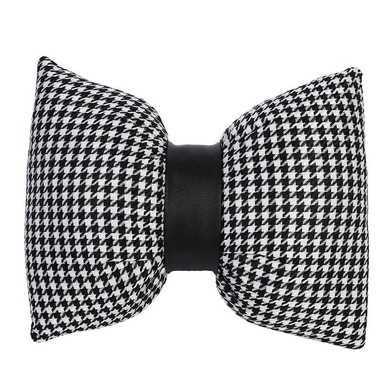 High-End Plush Houndstooth Winter Car Seat Heating Cushion