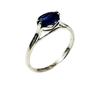 Bague en argent sterling 925 avec pierre précieuse kyanite naturelle, taille 7,5 US