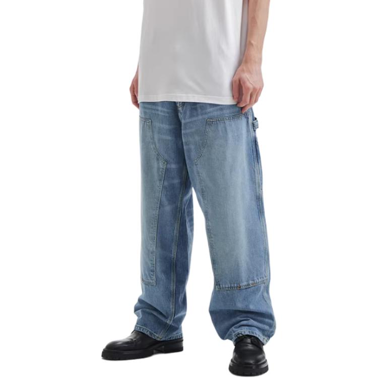 Carhartt WIP Casual Fashion Simple Cotton Straight-Leg Jeans Men jeans CHXJN035797AP