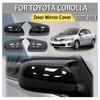 Dekoracja Ulepszenia Samochodu Akcesoria Lusterka Wstecznego Pokrywa Lusterka Drzwiowego typu Byczy Róg Dla Toyota Corolla 2007 2008 2009 2010 2011 2012 2013