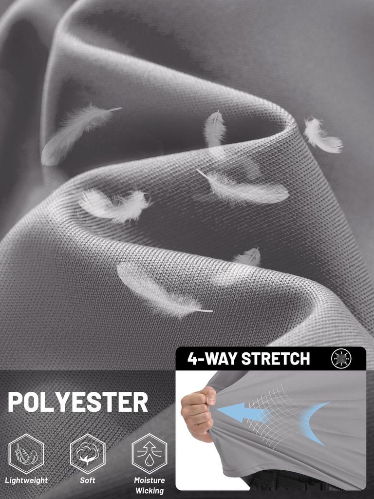 Men's UPF50+ Crew Neck Quick-Dry Sports T-Shirt: European & American Outdoor Spring/Summer Casual Sun Protection