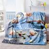 Haaland 167 Customize Your Name Blanket Cozy Customizable Blanket Ultra-Soft Throw For Livingroom Seaside Bed Home Decor Four Seasons Multipurpose