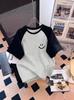 Girls' Cotton Raglan Short Sleeve T-shirt - Summer Loose Casual Print Top