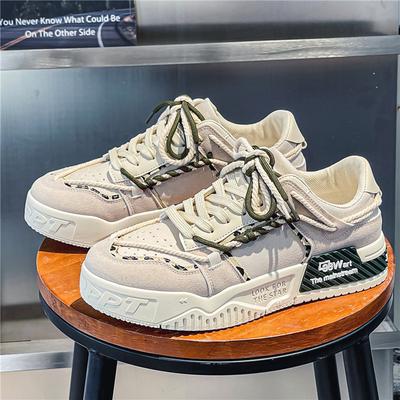 Herren-Vulkanisierte Schuhe mit dicker Sohle, rutschfeste Herren-Freizeitschuhe, Persönlichkeit, atmungsaktiv, bequem, Freizeitschuhe, Zapatillas Hombre