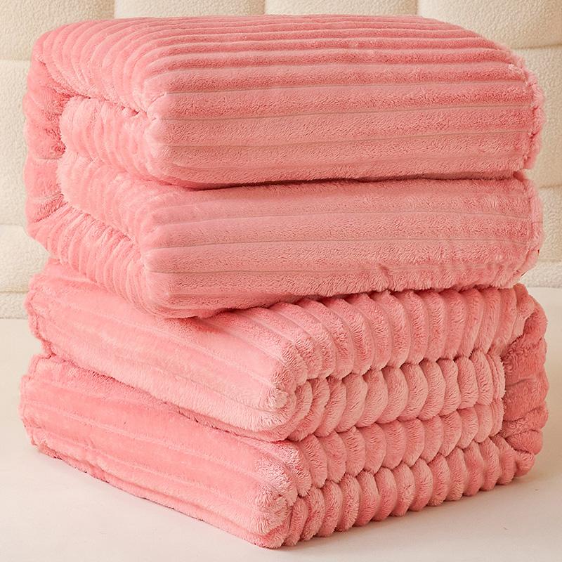 Plush Blanket Super Soft Bedsheet Solid Color Sofa Towel Car/Office/Travel Nap Blankets Multi Functional Blanket Plaids Manta