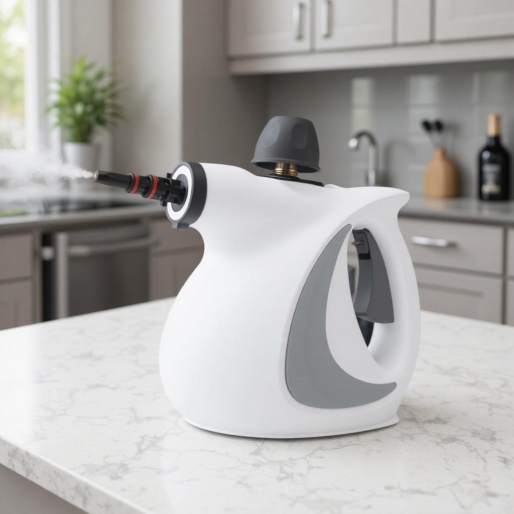 

12-Piece High-Temp Steam Cleaner for AC & Range Hood: Oil Stain Removal & Household Disinfection EU Plug