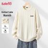 Baleno Men's Oversized Cable Knit Crew Neck Sweater