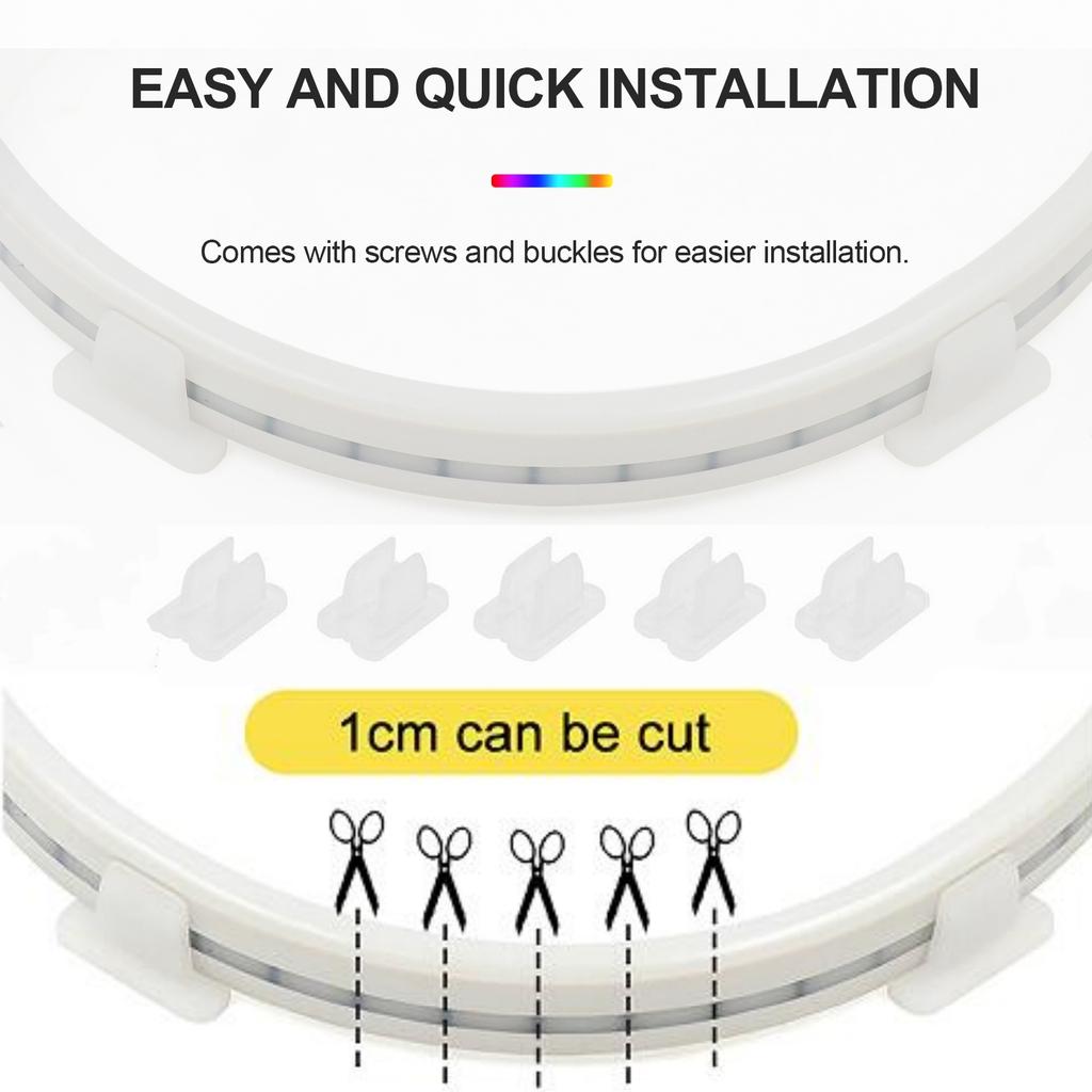 Battery Powered Flexible Neon LED Strip Lights 1M 2M 3M Waterproof DIY Design for Home Decoration White Warm Red Green Blue
