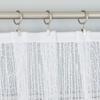 WIKTORIA - Ready-made jacquard curtain with a straight hem - 410x160 cm - white