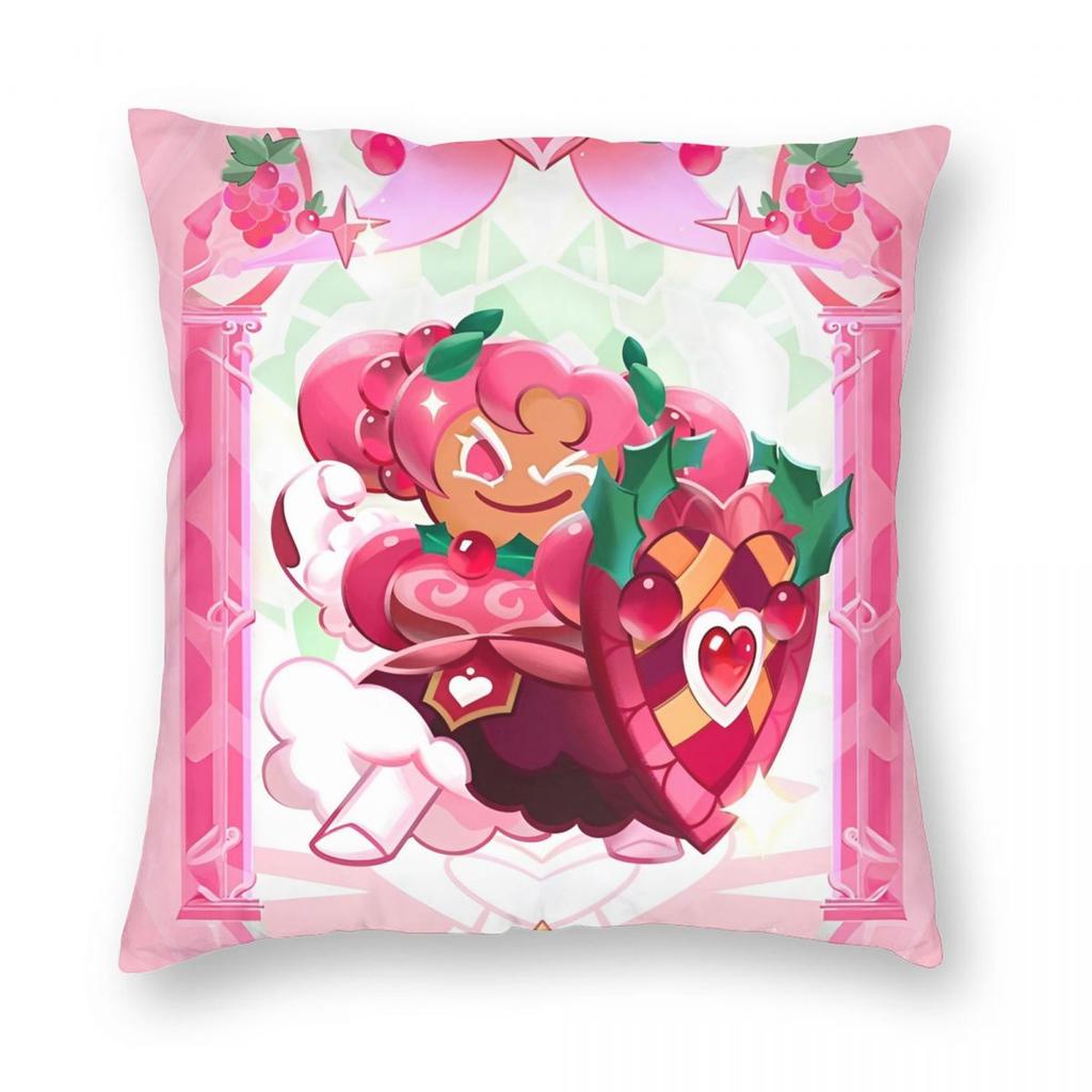 Pure Vanilla Cookie Run Kingdom Pillowcase Double-Sided Printing Fabric Cushion Cover Gift Pillow Case Cover Car 45X45