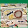 Food Shape Canvas Pen Bag With Spacious Storage For School And Travel