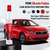 Pentru Skoda Fabia 1999-2025 6Y 5J NJ HB Creion de Reparare Vopsea Retușare Îndepărtare Zgârieturi Accesorii Auto DIY Negru Alb Argintiu Albastru Roșu