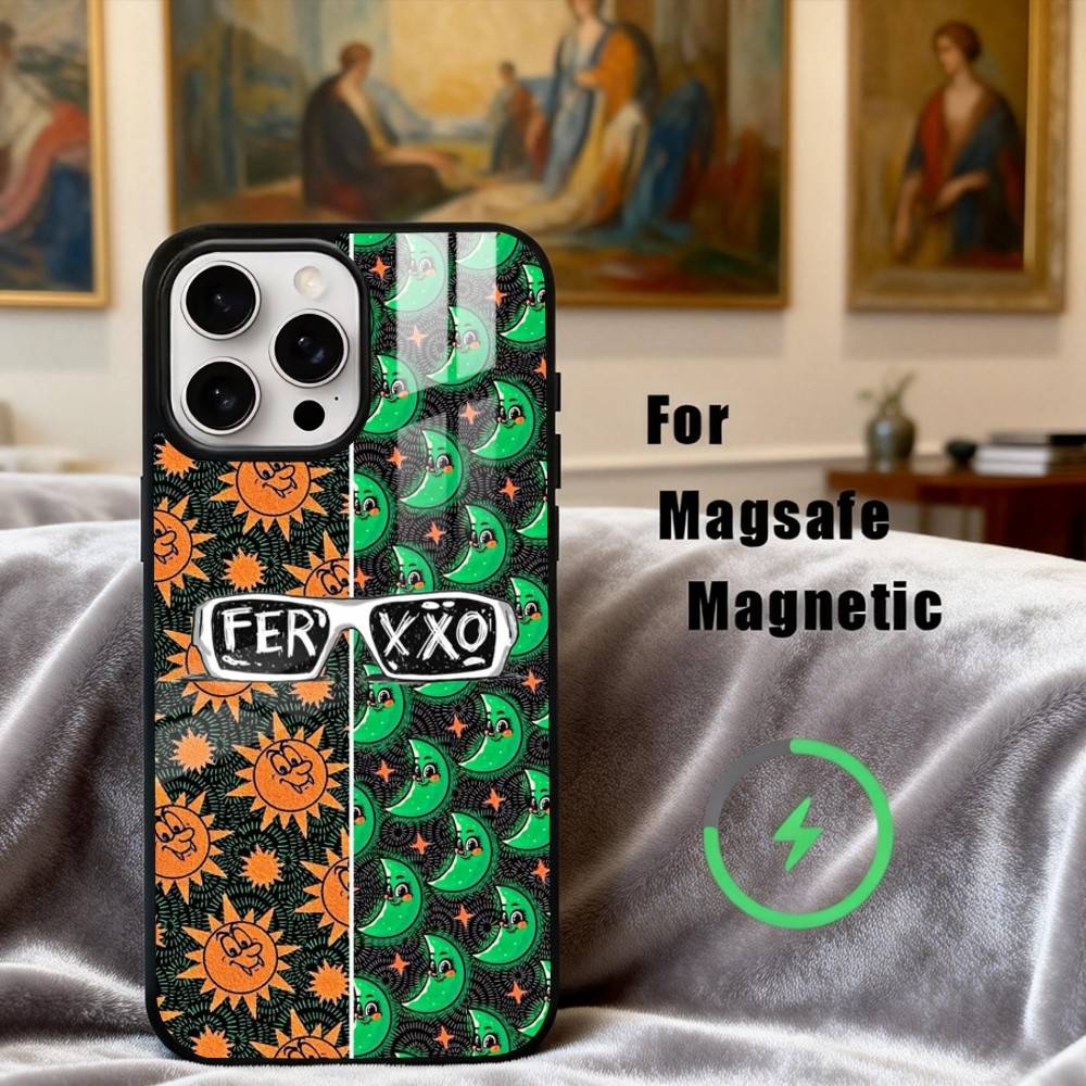 F-Feid-D F-Ferxxo S-SIXDO Singer  Phone Case For iPhone17,16,15,14,13,12,11 Plus,Pro Max Magnetic For Magsafe Wireless Charging