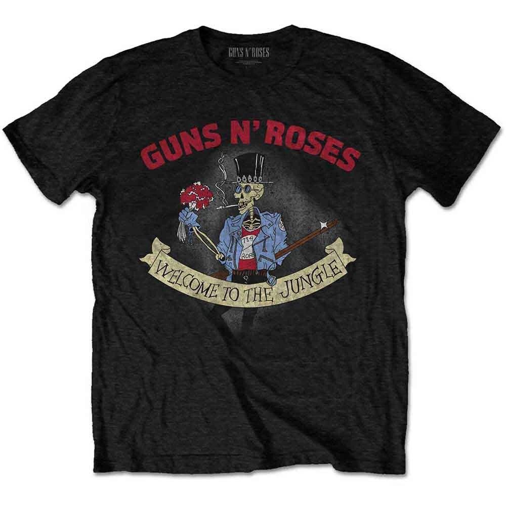 Guns N Roses Unisex T-Shirt: Skeleton Vintage (Small) 4XL