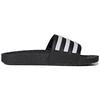 New Adidas Adilette Boost Slides Black White Stripes FY8154