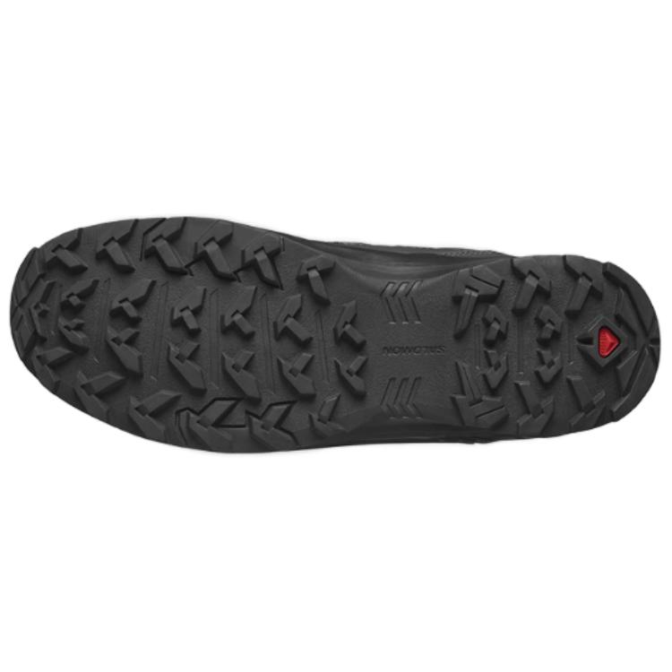 SALOMON X Braze Mid Gtx Fabric Fashion Comfortable Shock Absorbing Waterproof Breathable Hiking Shoes Men Hiking Shoes Black 471748
