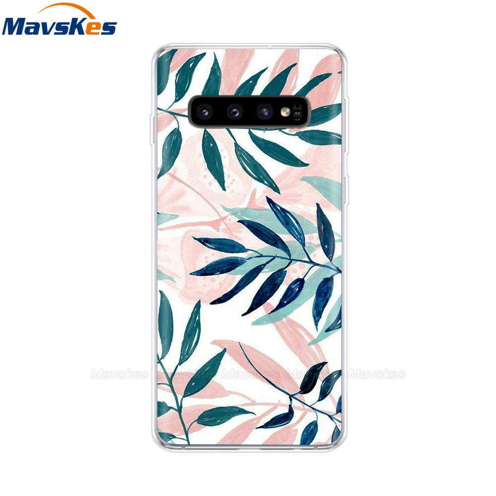 La più recente custodia stampata in TPU per Samsung Galaxy S10 S10 + Coperture del telefono per Samsung S10 Plus S10e Custodie Cover posteriore Paraurti Fundas Coque