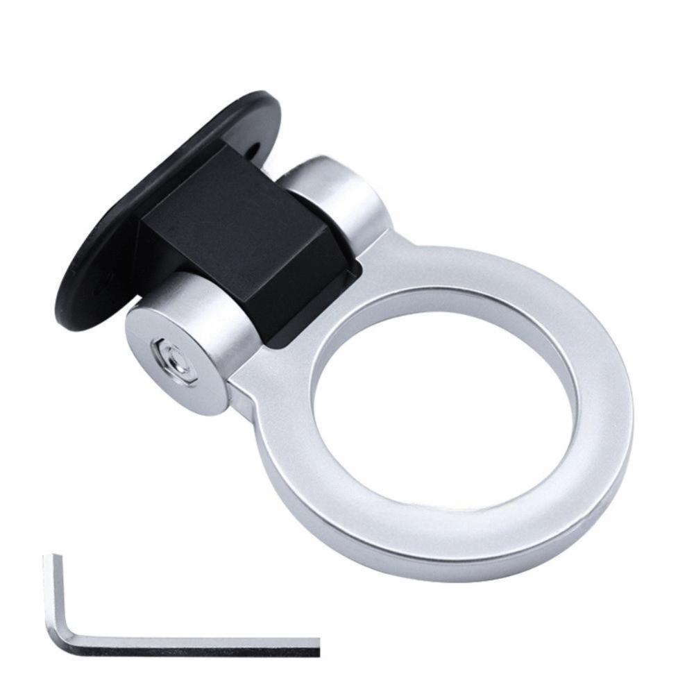 ABS Material Decoration Trailer Hooks Racing Ring Style Simulation Trailer Hook Cover  Car Styling