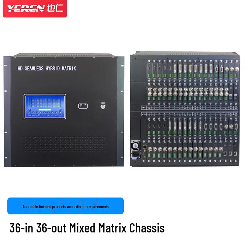 

Yiren YXD04 HD Video Seamless Hybrid Matrix Switcher Chassis