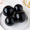Natürliche Schwarze Obsidian Kugel Heilkristall Magische Kugel Reiki Steine Feng Shui Kugel Sammlerstücke Heimdeko Ohne Sockel