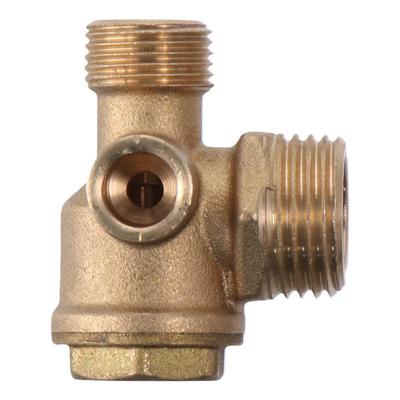 Thread Air Compressor Valve Male Threaded Spare Parts Check Valve 3-Way 3 Port The Old or Broken Check Valve of Air Compressor.