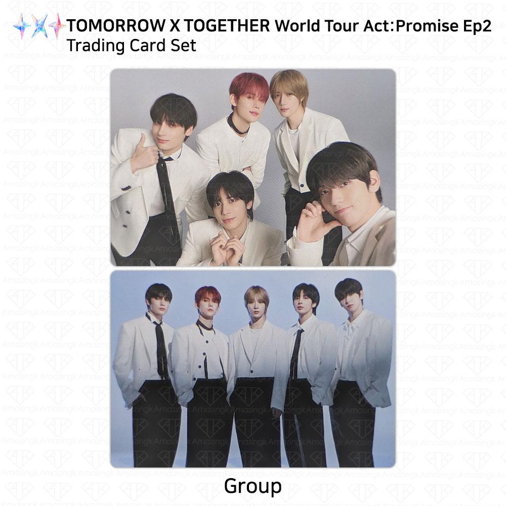 TXT act promise ep2 ファンクラ トレカ 全員5枚 TXT World Tour Act : Promise Ep2 Trading Card Weverse Shop