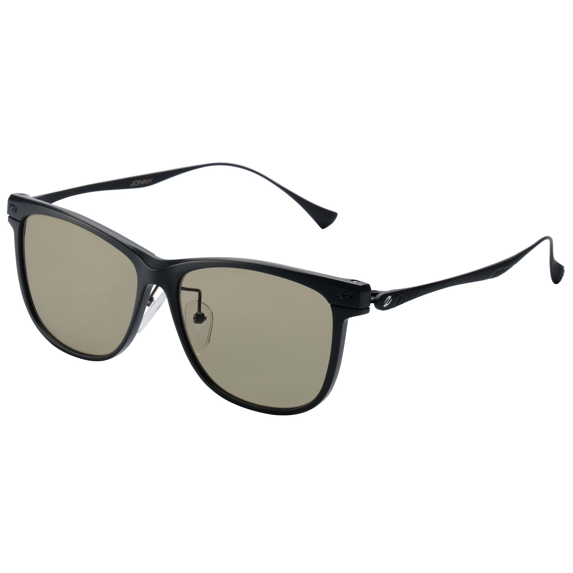 

Zeque Polarized Sunglasses JONNY Matte Black Black TRUEVIEW SPORTS F-2221 &