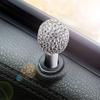 Riloer Car Door Lock Pull Rod Bolt Cover, 4-Pack Bling Rhinestones Decoration Universal Fit, Multicolor