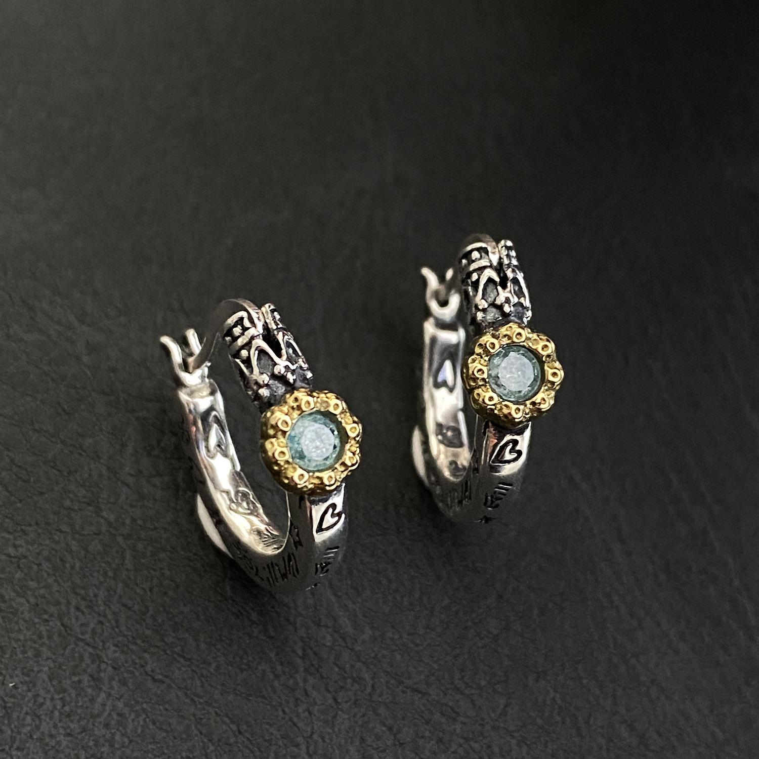 

Повсякденні Ретро Кольорові Сережки з Цирконію Жіночі Нішевий Дизайн Графіті Модні Висококласні Елегантні Класичні Аксесуари Трендові Щоденні Ювелірні Вироби