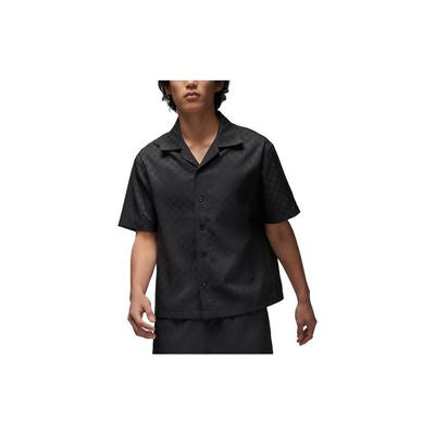 Pánské polo tričko s logem v jednotné barvě Černé DX9682-010