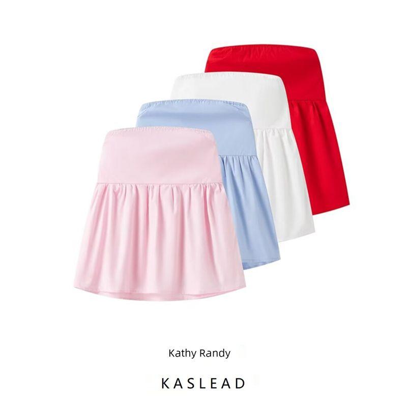 Kaslead New Arrival Women's Clothing Fashion Style Fashion Casual Easiest for Match Minimalist Tube Top Cropped Small Top