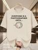 Unisexs Funny T Shirt Everyone Is A Photographer Until Photography Enthusiast Unisex Unisex Tee Casual Cotton Oneck Meme Tops