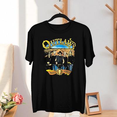 The Outlaws Band Black All Size S M L 2345XL T Shirt Unisex T-Shirt