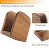 Wood Napkin Holder for Table, Wooden Upright Napkin Holders for Kitchen, Standing Napkin Dispenser for Kitchen Dining Room Party