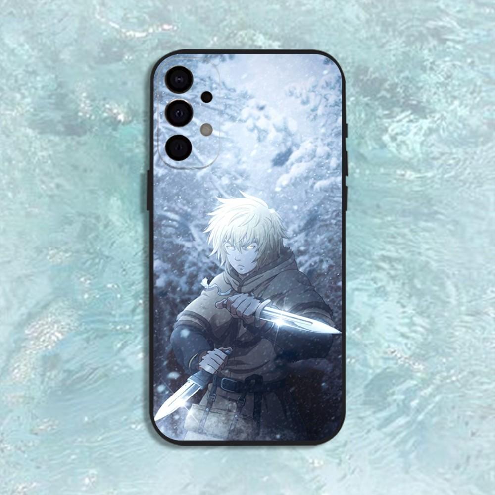 Anime Vinland Saga Phone Case For Samsung S25,S24,S21,S22,S23,S30,Ultra,S20,Plus,Fe,Lite,Note,10,9,5G Black Cover