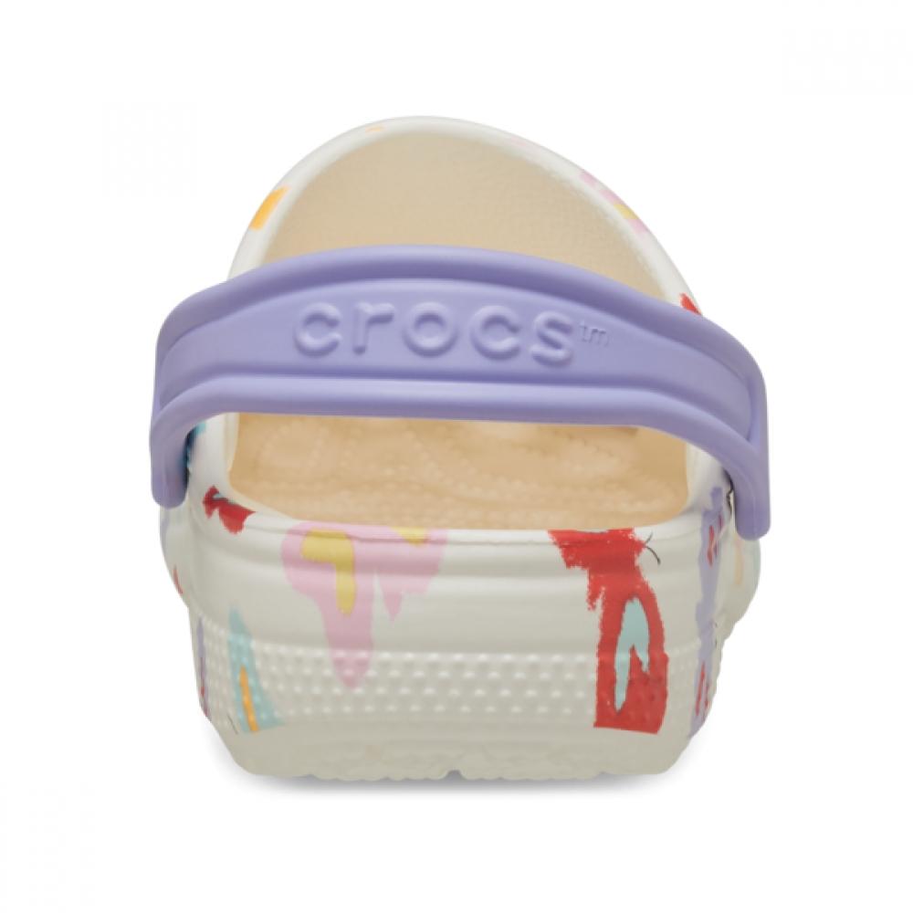 Crocs Kids Classic Butterfly Graphic Clogs Toddler 211263 0wv Crocs Sandals Slippers Gibbitz...