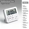 Digital Display Cooking Alarm Clock Kitchen Timer Sleep Stopwatch Clock House Countdown Kids Student Learning Time Manager